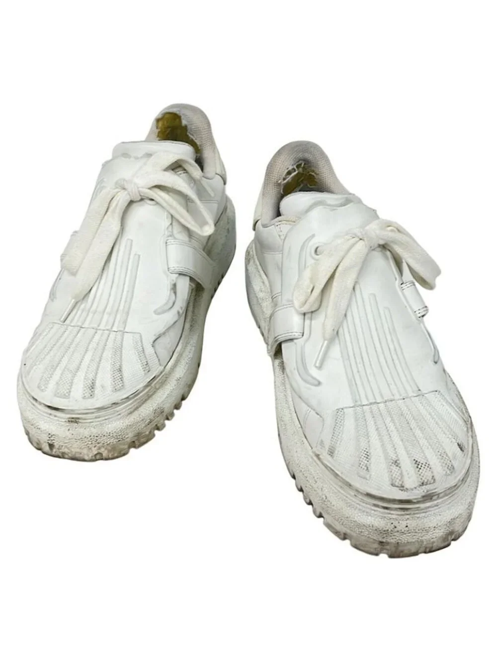 Dior Sneakers 38 White Leather - Picture 2 of 11